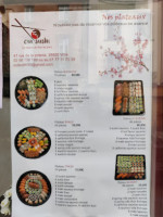 Ouisushi menu