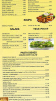 Maurizio's Pizzeria Inc menu