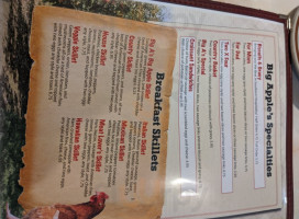 Big Apple Family Restaurant menu