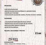 El Tinglao menu