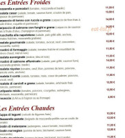 Il Conte menu