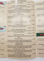 Hilltop Pizza Shop menu