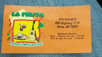 La Fiesta Mexican food