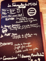 Le Comptoir a Moustaches menu