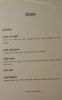 Le Rituel menu