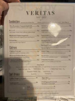 Veritas menu