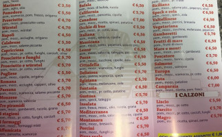 Pizzeria Le Piramidi menu