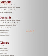 Le Cafe Rohan menu