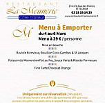 La Meunerie menu