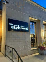 One Eighteen outside