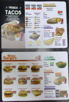 Swiss Burger menu