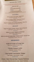 Au Fil Du Zinc menu