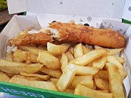 The Green Man Fish Chips food