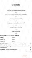 Le Cafe Maritime - Lacanau menu