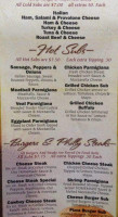 Bella Italia Pizza menu