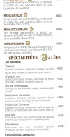 Boulangerie Feuillette menu