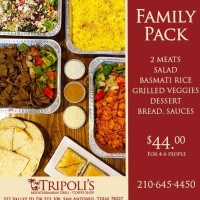 Tripoli's Mediterranean Grill And Coffee Shop food