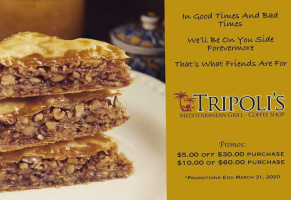 Tripoli's Mediterranean Grill And Coffee Shop food