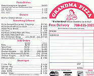 Grandma Pizza inside