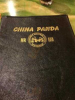 China Panda menu