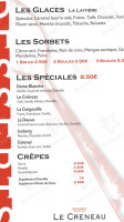 Le Saint Jean menu