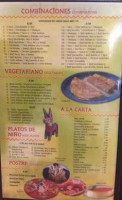 Charras Tequila menu