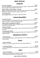 Delmonico's Italian Steakhouse - Clifton Park menu