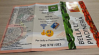 Piadineria Bellali menu