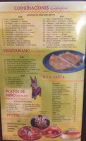 Charras Tequila menu