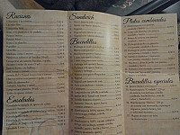 El Condado De Aragon menu