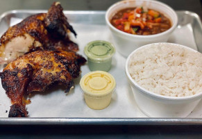 Los Pollos Rotisserie Grill food