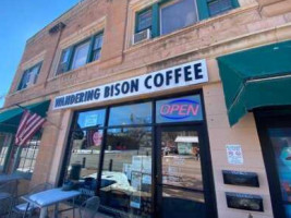 Wandering Bison Coffee inside