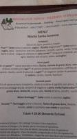 Camping Supramonte menu