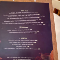 Amaltea menu