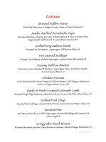 Rhapsody Music And Dining menu