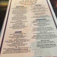 Harpoon Willie's menu