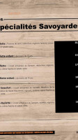 La Tete à L'envers menu