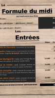 La Tete à L'envers menu