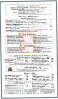 Upland Diner menu