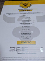 Songsan Korean Bbq menu