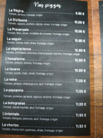 La Parma menu