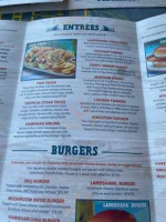 Landshark Grill menu