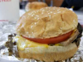 Five Guys Burgers Fries food