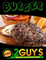 2guys Burger Sandwich food