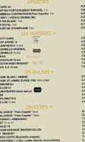 La Cabane Des Tamarins menu