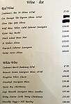 Old Streets menu