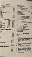 Sung's Restaurant menu