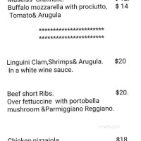 Taste Of Naples menu