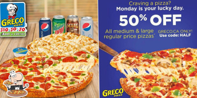 Greco Pizza food