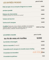 Le Petit Blanc menu